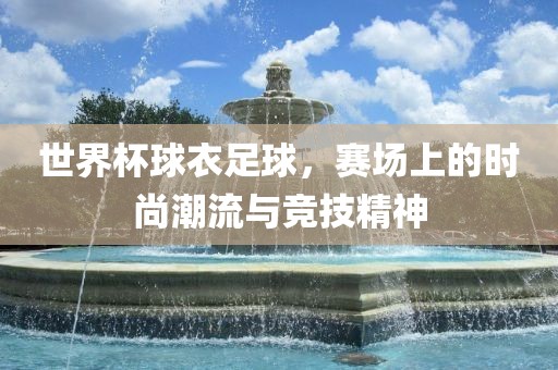 世界杯球衣足球，赛场上的时尚潮流与竞技精神