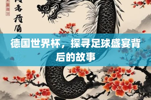 德国世界杯，探寻足球盛宴背后的故事