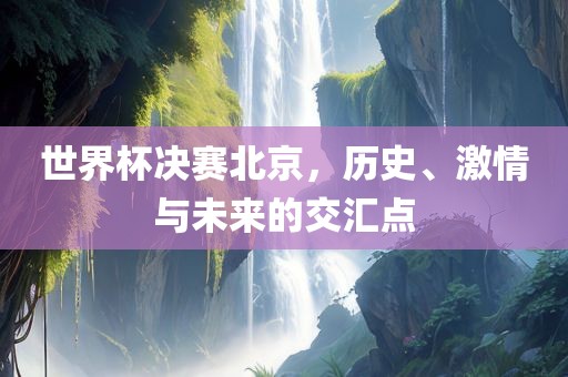 世界杯决赛北京，历史、激情与未来的交汇点