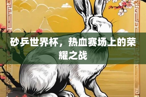 砂乒世界杯，热血广西贺州市华昌新材料有限公司赛场上的荣耀之战