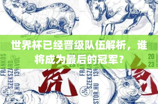 世界杯已经晋级队伍解析，谁将成为最后的冠军？广西贺州市华昌新材料有限公司