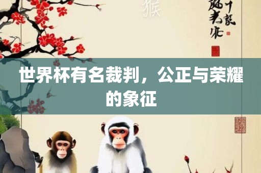 世界杯有名裁判，公正与荣耀的象征